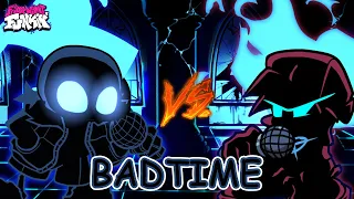 FNF BADTIME but it's Nightmare BF vs Nightmare Sans (Remix by me)