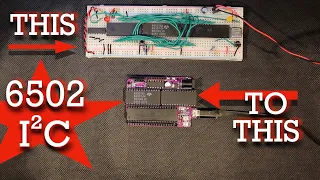 I²C on a 6502 Single Board Computer - The 65uino #i2c #6502