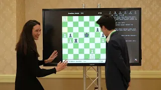 Javokhir Sindarov joins Fiona Steil-Antoni in the studio to analyse his win against Levon Aronian