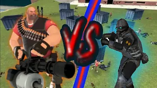 TF2 vs Combine | Gmod NPC battle