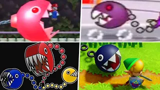 Evolution of Chain Chomp in Super Mario 2D Games (1988 - 2021)