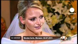 Monaco Wedding ends with religious marriage...