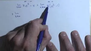 Limit Using L'Hopital's Rule   Rewriting the Form