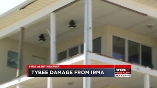 Damage on Tybee Island, GA from Hurricane Irma