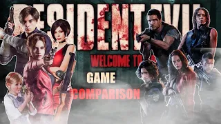 Comparison Of Resident Evil Game With Resident Evil Welcome To Raccoon City // Resident Evil Game.