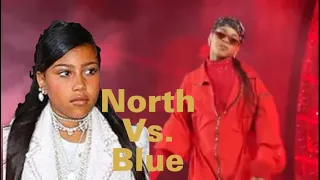 North Vs. Blue #blueivy #northwest #beyonce #kimkardashian