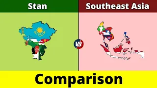 Stan Countries vs Southeast Asia | Southeast Asia vs Stan Countries | Comparison | Data Duck