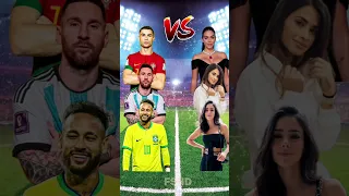 Ronaldo & Messi & Neymar VS Georgina & Antonella & Bruna 🥵🔥