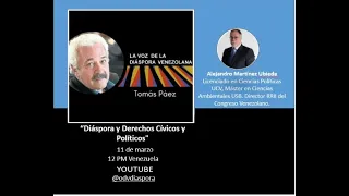 Tema: Diáspora y derechos civiles y políticos. Invitado Alejandro Martínez Ubieda. 11/03/2024