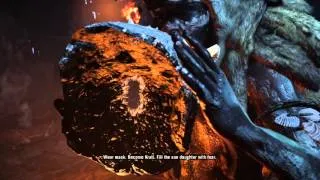 Far Cry Primal - The Mask of Krati: Tensay Urinates on Mask ''Batari Tears'' Takkar Chat Cutscene
