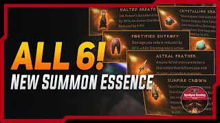 All 6 New Summon Essence For Wizard - Full Test Showcase - Diablo Immortal