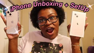 iPHONE 13 PINK UNBOXING +SET UP (camera test, first impression+cinematic mode)