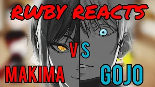 RWBY Reacts To Gojo VS Makima (Jujutsu Kaisen VS Chainsaw Man) | DEATH BATTLE