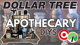 🧪 Create a Spooky Apothecary! Dollar Tree Halloween DIYs | Potions & Tiered Tray 🕯️