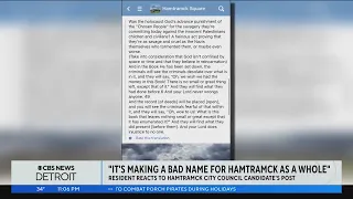 Some in Hamtramck concerned over antisemitic Facebook post by city council candidate