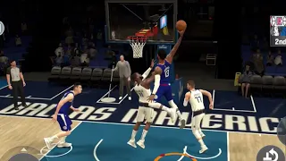 Paul George Destroys Entire Dallas Mavericks with Poster Dunks! | NBA2K21 ARCADE EDITION