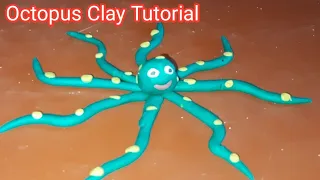 Octopus Clay Tutorial/Clay Toys making for kids/Polymer clay Tutorial/ How to make Octopus with clay