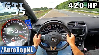 420HP VW GOLF GTI MK6 Edition 35 on AUTOBAHN [NO SPEED LIMIT] by AutoTopNL