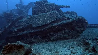 Scuba Diving on the wreck of the San Francisco Maru, Truk Lagoon