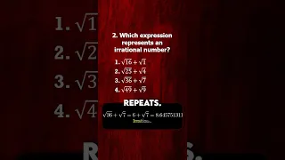 Rational vs Irrational Numbers: How to Tell the Difference #shorts #math #mathematics #algebra