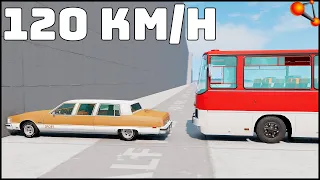 LIMOUSINE vs IKARUS! 120 Km/H CRASH TEST! - BeamNg Drive