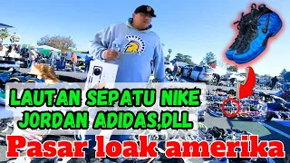 Ketemu Harta Karun di Lautan Sepatu Bekas Pasar Loak Amerika