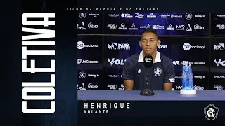 Coletiva com o volante Henrique