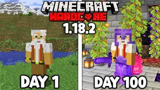 Tóm Tắt 100 Ngày Minecraft 1.18.2 Sinh Tồn Siêu Khó !!