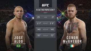 EA SPORTS UFC 2 - UFC 194: José Aldo vs. Conor McGregor Gameplay [1080p HD]