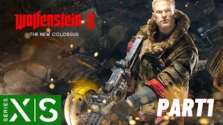 WOLFENSTEIN 2: THE NEW COLOSSUS – Full Gameplay PART 1 Walkthrough (No Commentary) 1080p HD