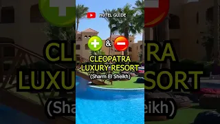 PROS & CONS of Cleopatra Luxury Resort Sharm El Sheikh #shorts