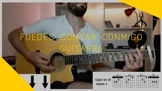 GUITARRA | Puedes contar conmigo - La oreja de Van Gogh (Guitarra cover/tutorial) Martin Lopez