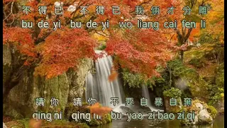 You shi xi yu {又是細雨} karaoke no vocal male 男版伴奏