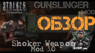 STALKER. COP | GUNSLINGER Mod and Shoker Weapon Mod 3.0 | REVIEW | Store food weapons