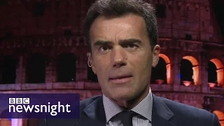 'Brits are going to be worse off': Italian MP on Brexit - BBC Newsnight