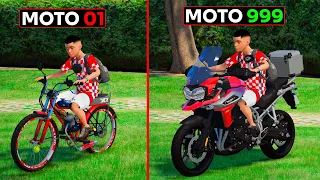 GTA V: MODS | TROQUEI UM BIKE MOTORIZADA HUMILDE EM UMA SUPER MOTO