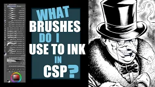 What Brushes Do I Use to Ink Digitally in Clip Studio Paint