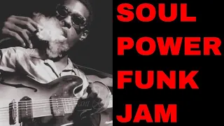 Soul Power Funk Jam Track | JB's Style Guitar Backing Track (D Minor)