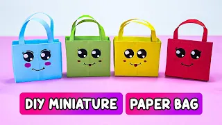 How to Make Paper Bags with Handles | Origami Paper Bag | Small gift Bags | Cute Kraft Bags