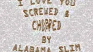 I Love You Faith Evans Screwed & Chopped By Alabama Slim