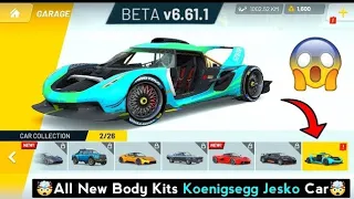 Extreme car driving simulator || koenigsegg jesko new skin || new secret car #youtube #technogamerz