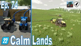 SILAGE & SPRAYING - FS22 Multiplayer w Nordic - Calm Lands Ep. 74