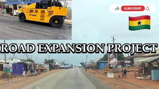 UPDATE : ROAD EXPANSION PROJECT IN KUMASI || ABUAKWA TO TANOSO DUAL CARRIAGE ROAD PROJECT #kumasi