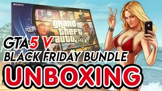 PS4 Black Friday Bundle (Grand Theft Auto (GTA 5) V and The Last of Us Remastered) Unboxing