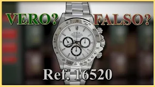 IL TUO ROLEX DAYTONA Ref. 16520 E' ORIGINALE?