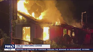 Restaurant at Lucia Lodge in Big Sur destroyed in fire