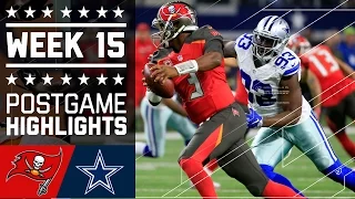 Buccaneers vs. Cowboys | NFL Week 15 Game Highlights