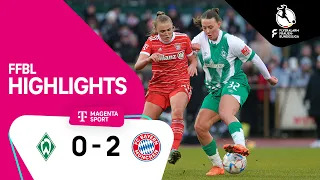 SV Werder Bremen - FC Bayern München | Highlights FLYERALARM Frauen-Bundesliga 22/23