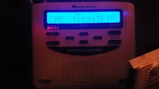 Noaa Weather Radio WR120 Severe Thunderstorm Warning *EAS* at Nashville TN