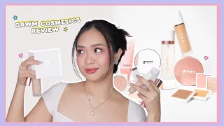 full face makeup review using GRWM Cosmetics ✨💓| phonycore 2023 (Philippines)